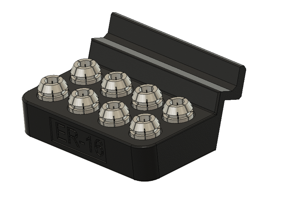 ER-16 Collet Holder For Slat-Wall