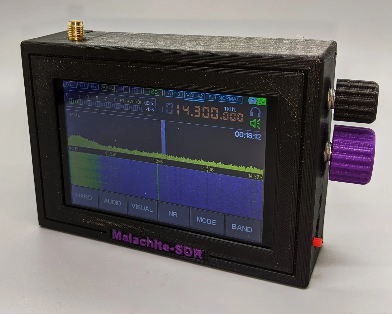 Malachite-SDR case, for "version 3" board