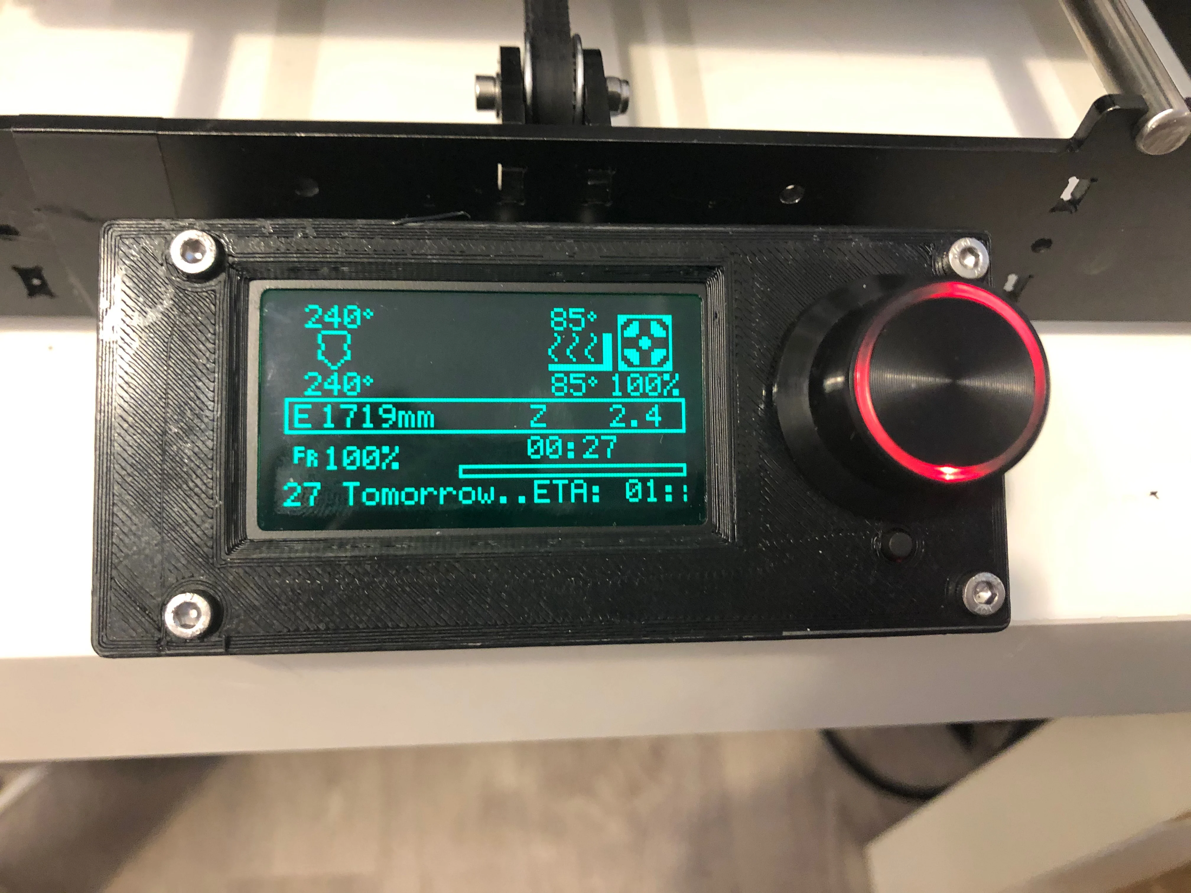 Orballo P3Steel Fysetc 12864 mini panel case