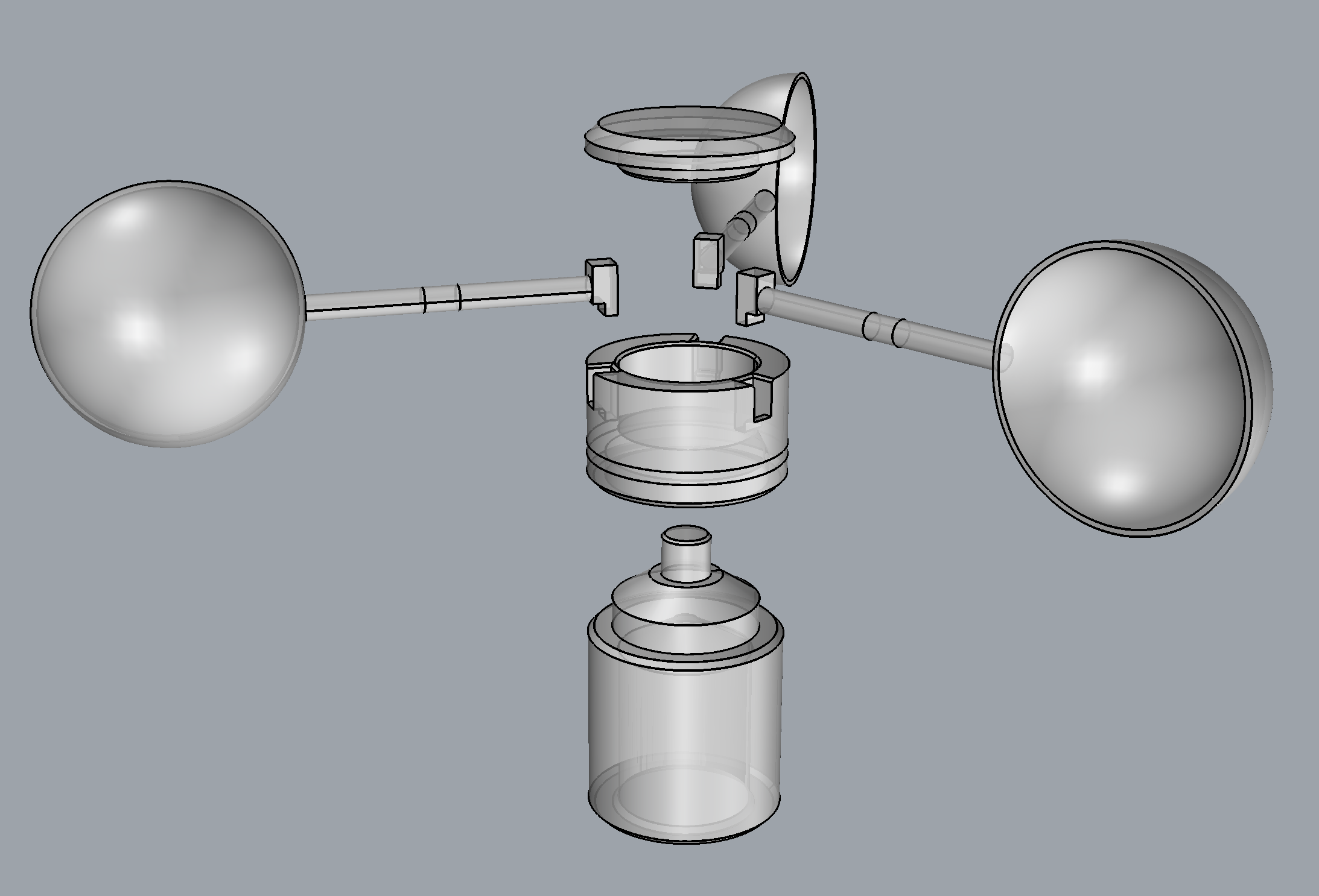 Anemometr v.2 - Rain Rezistant