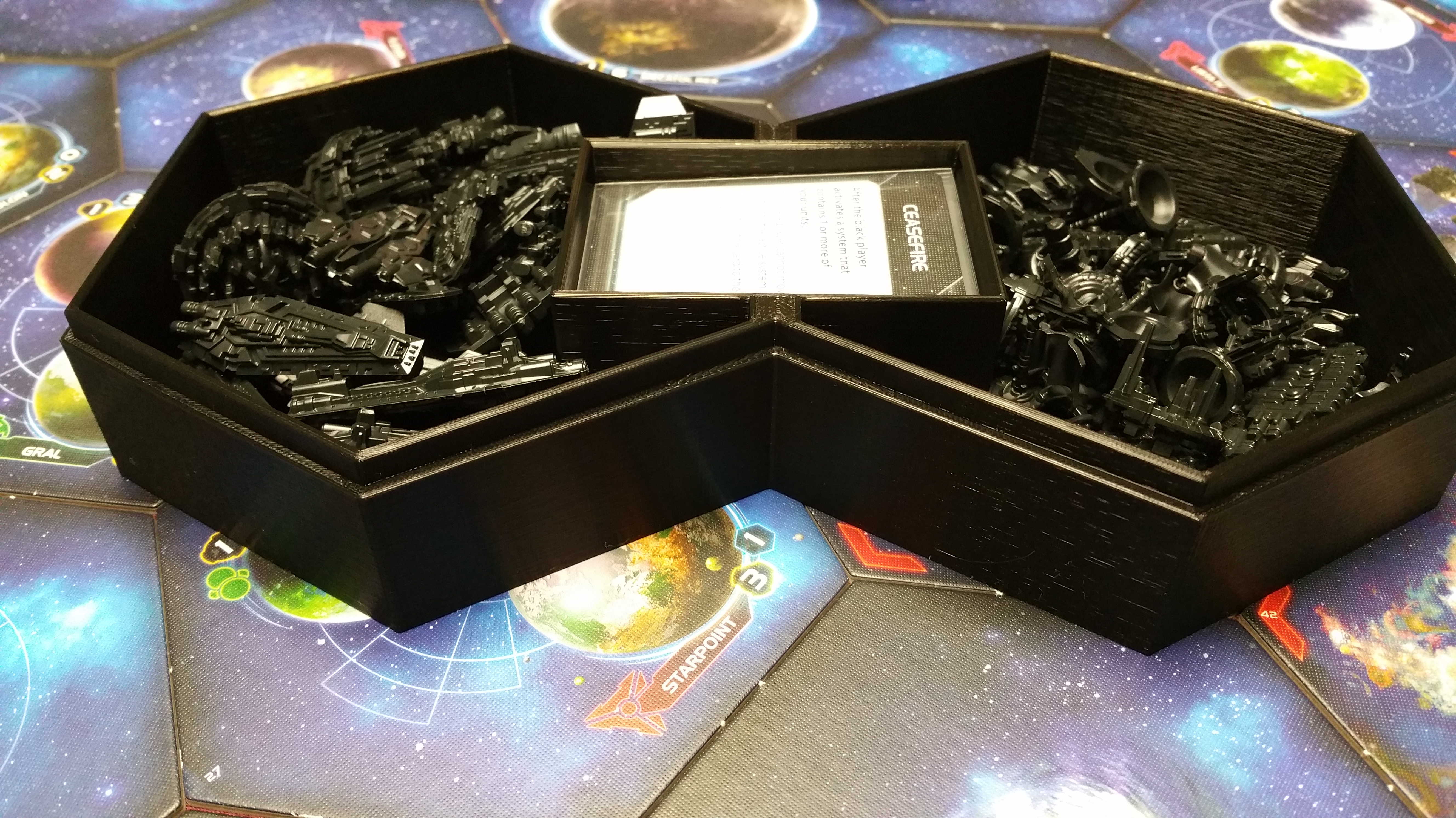 Twilight Imperium 4 - Player Color Storage Box and Lid
