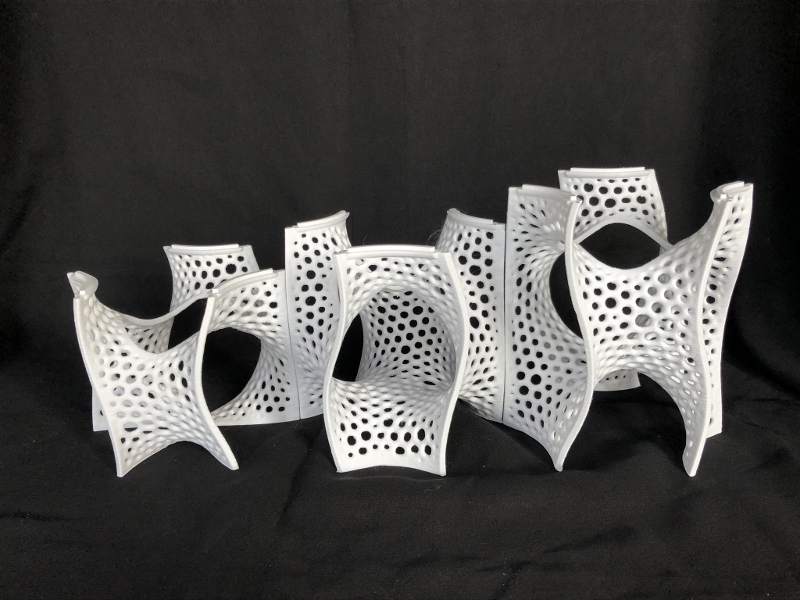 Modular Gyroid Stacking Structure
