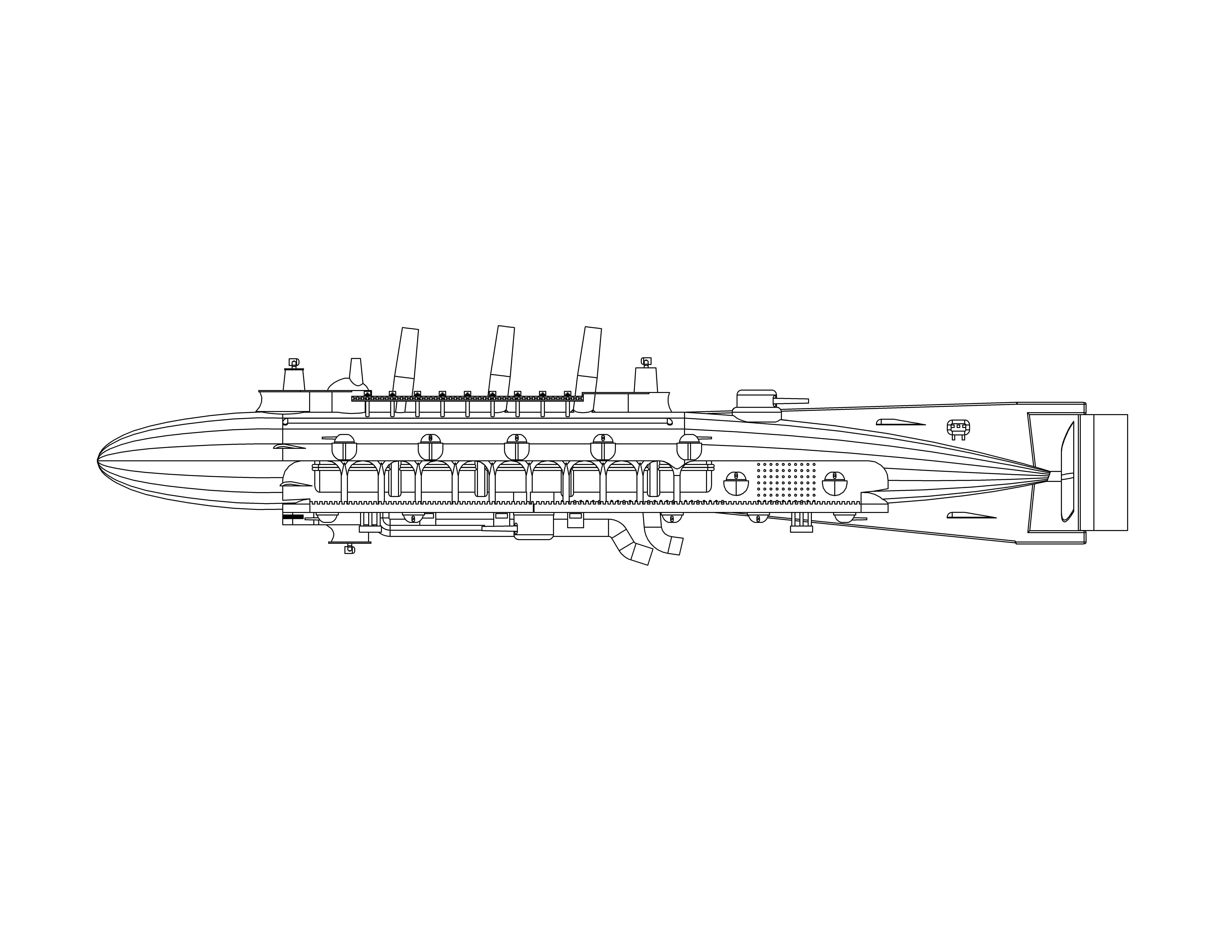 Steampunk airship