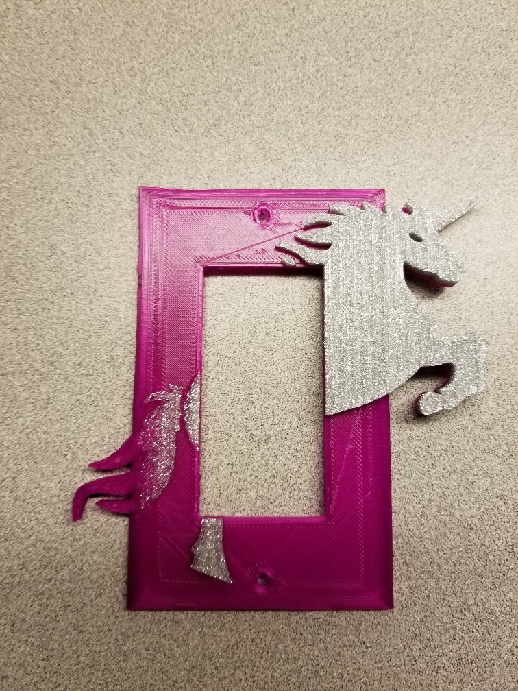 Unicorn Light switch cover (Decora version)