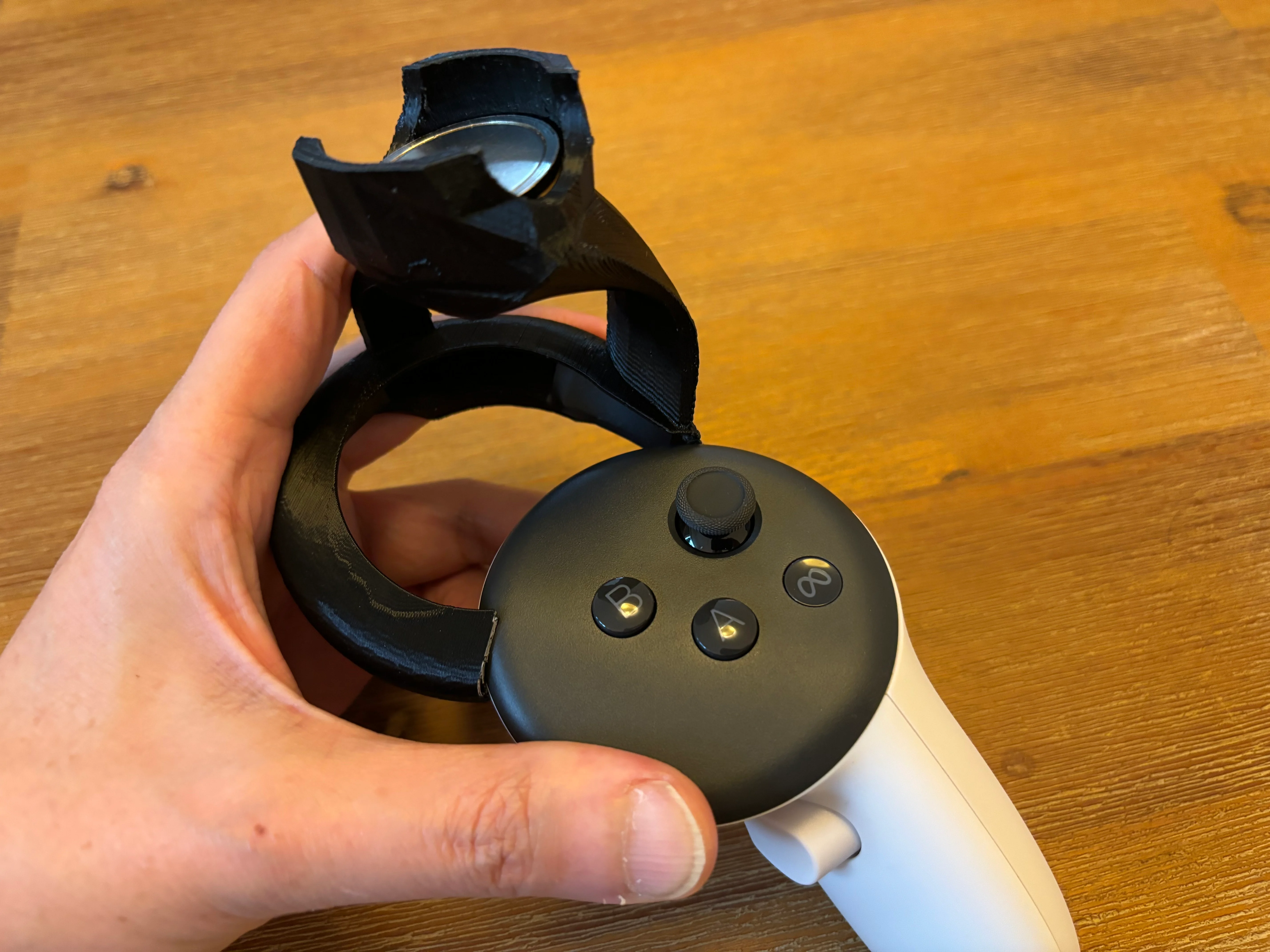 Quest 3 Controller Mounts for Magnetic Gunstock (Sanlaki style, top-side mounting)
