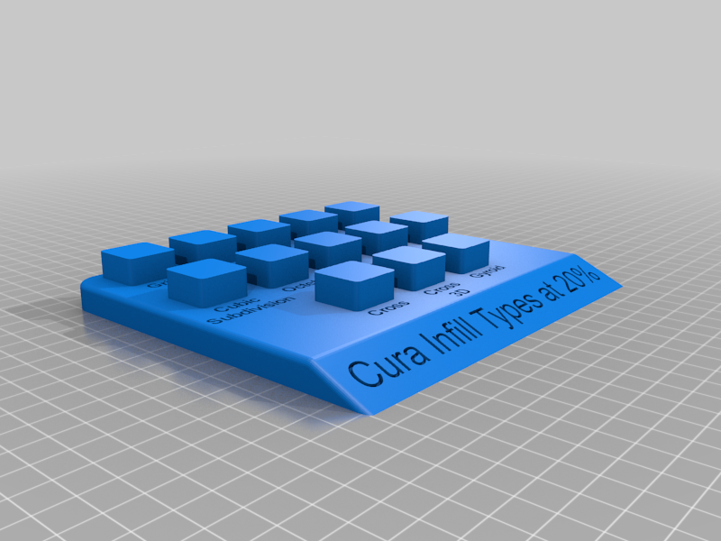Cura Infill Display
