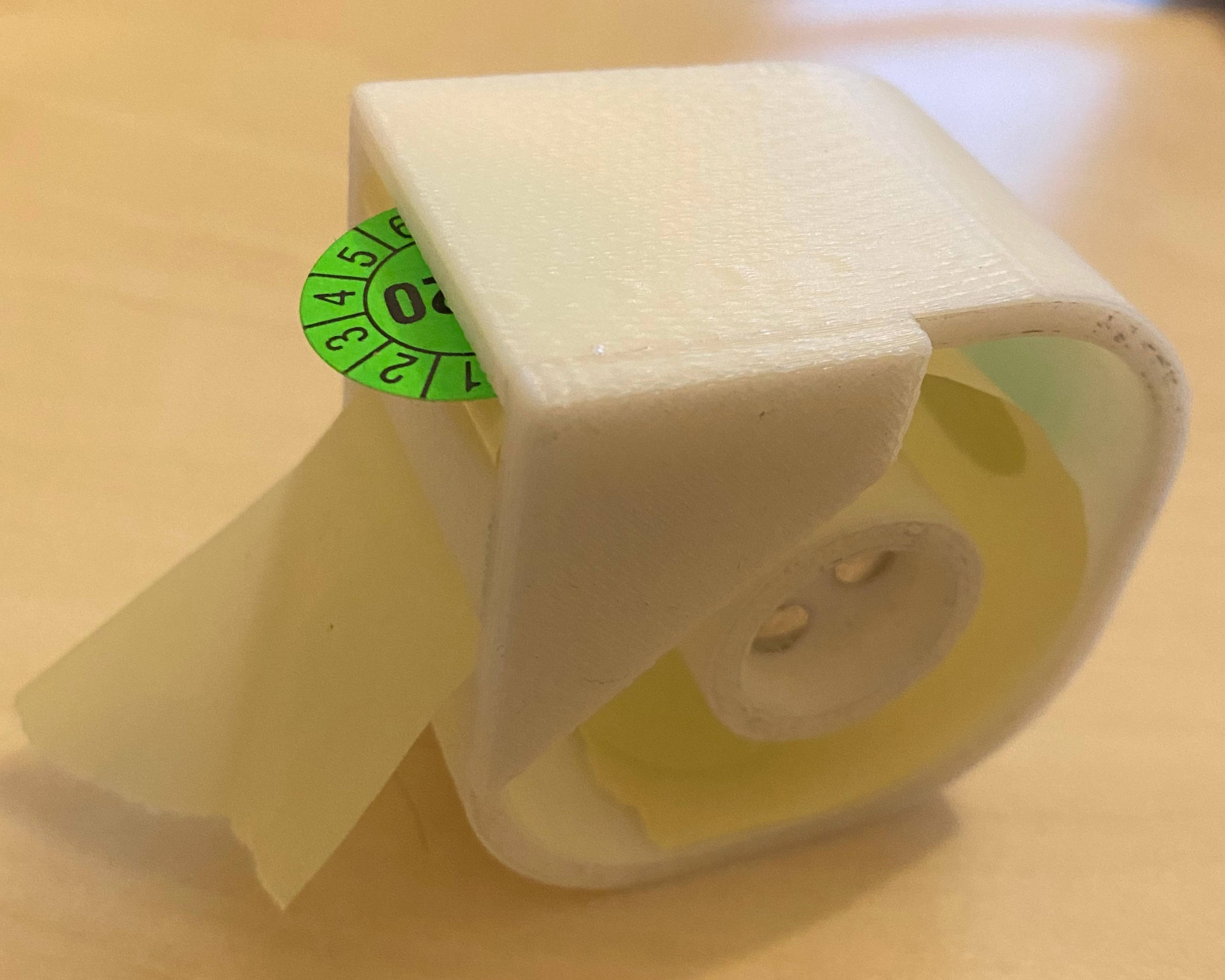 Label Dispenser for Maintenance Stickers