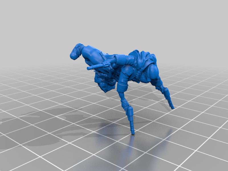 3 armed alien gunslinger