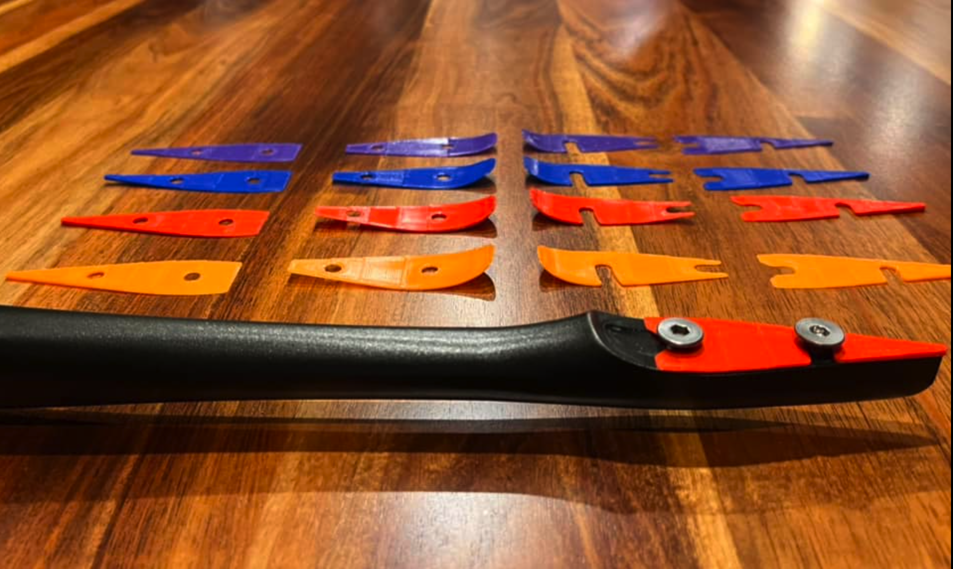 Axis tail foil shims