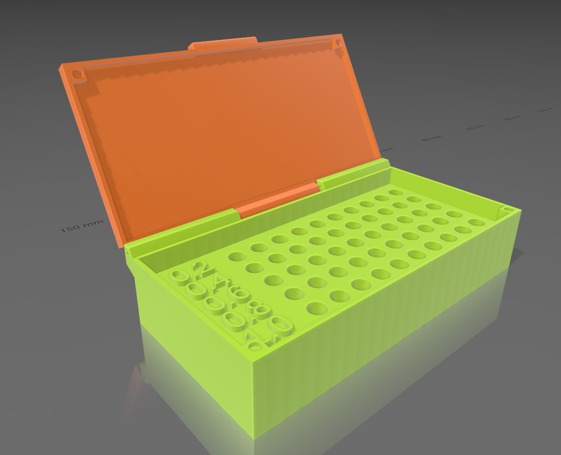 Parametric Nozzle case with lid