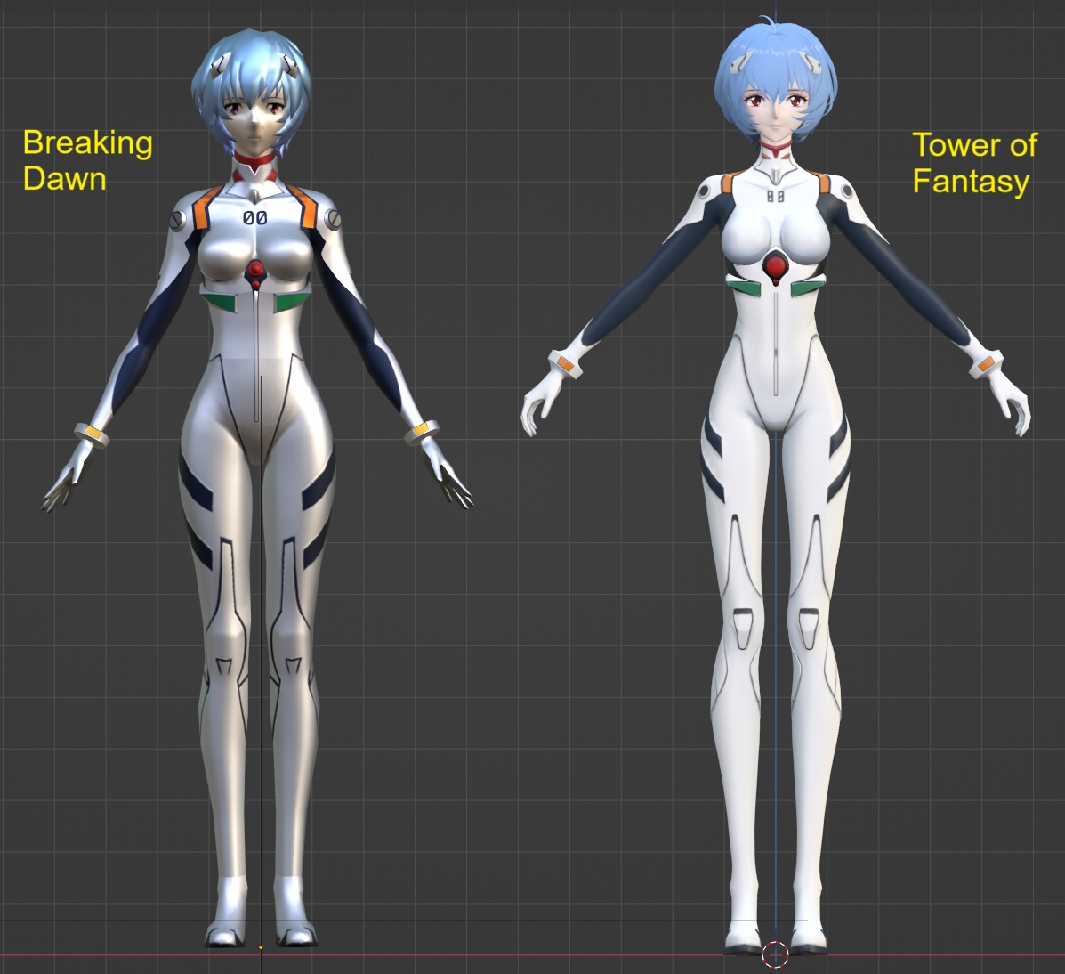 Evangelion models collection