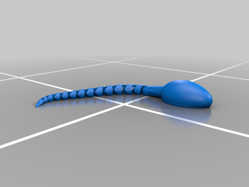 3d printable articulated sperm