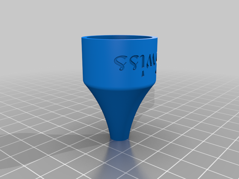 Swiss powder cap w/ spout