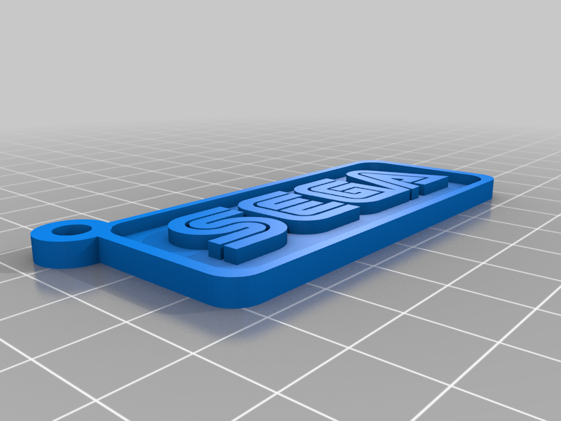 SEGA log keychain