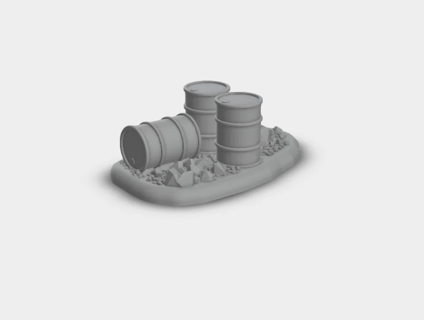 Wargaming compatible - Terrain - Barrels - 28mm