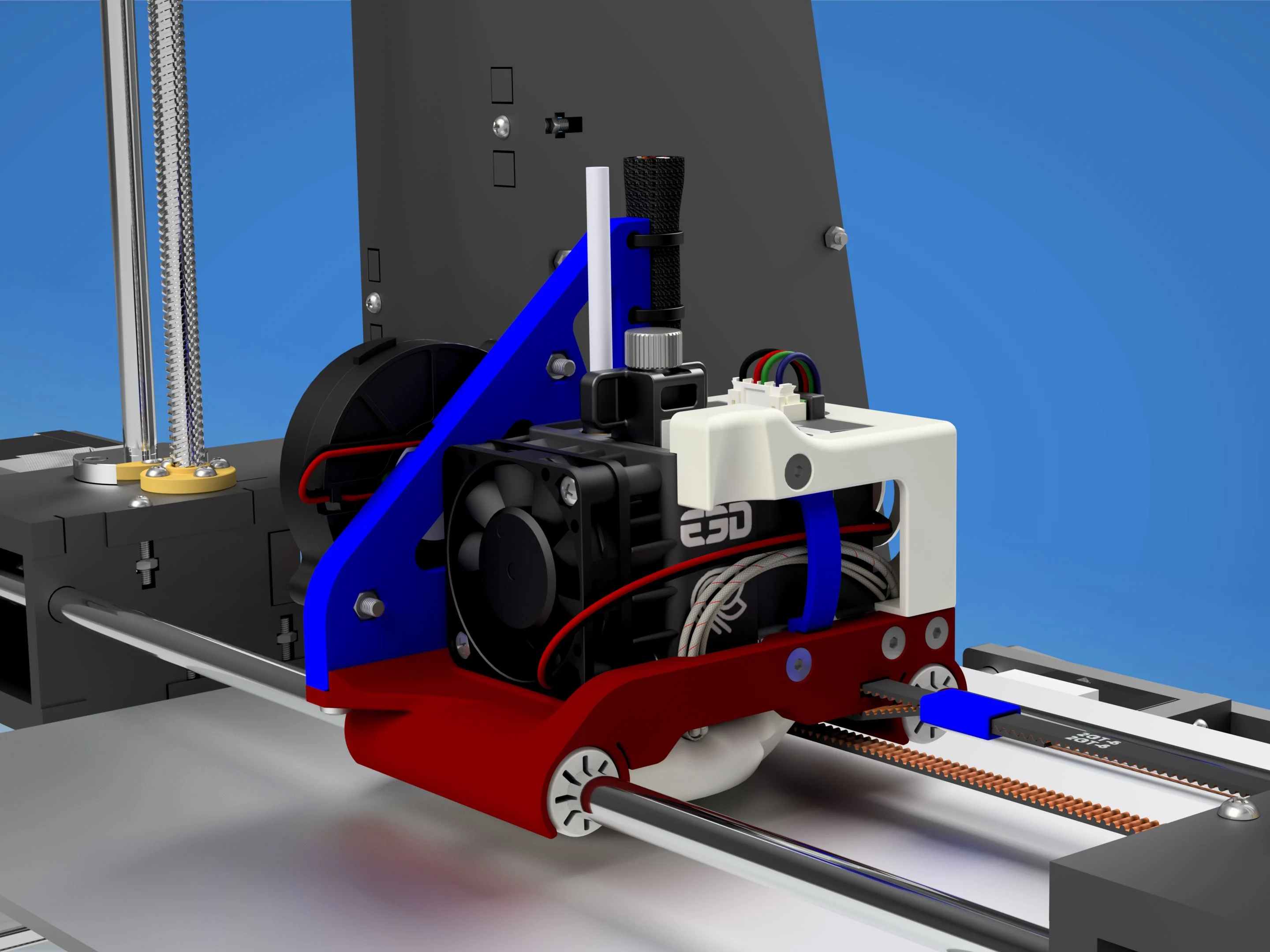 Anet A6 E3D Hemera Carriage
