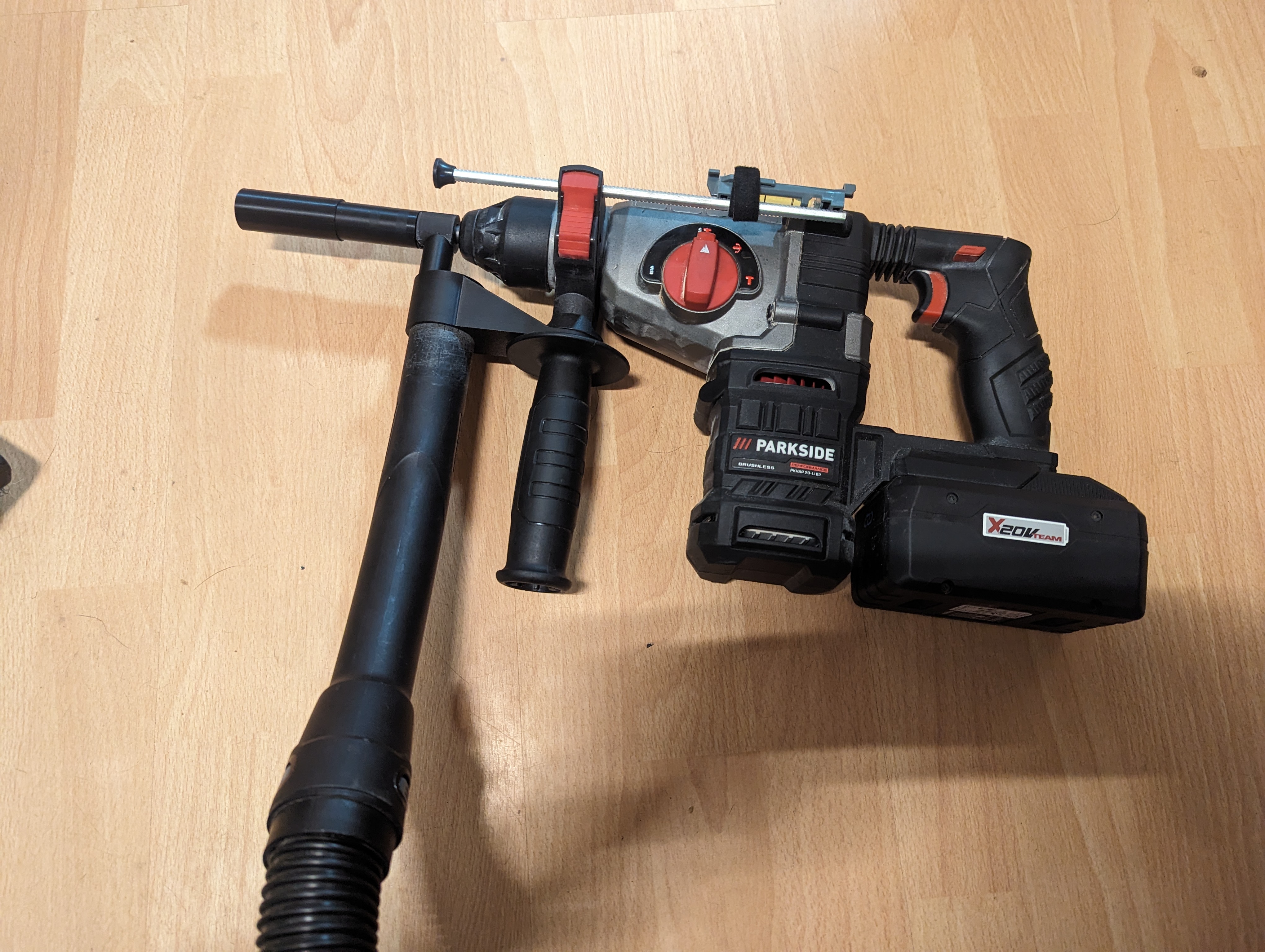 Parkside PKHAP 20-Li B2 Hammer Drill vacuum adapter