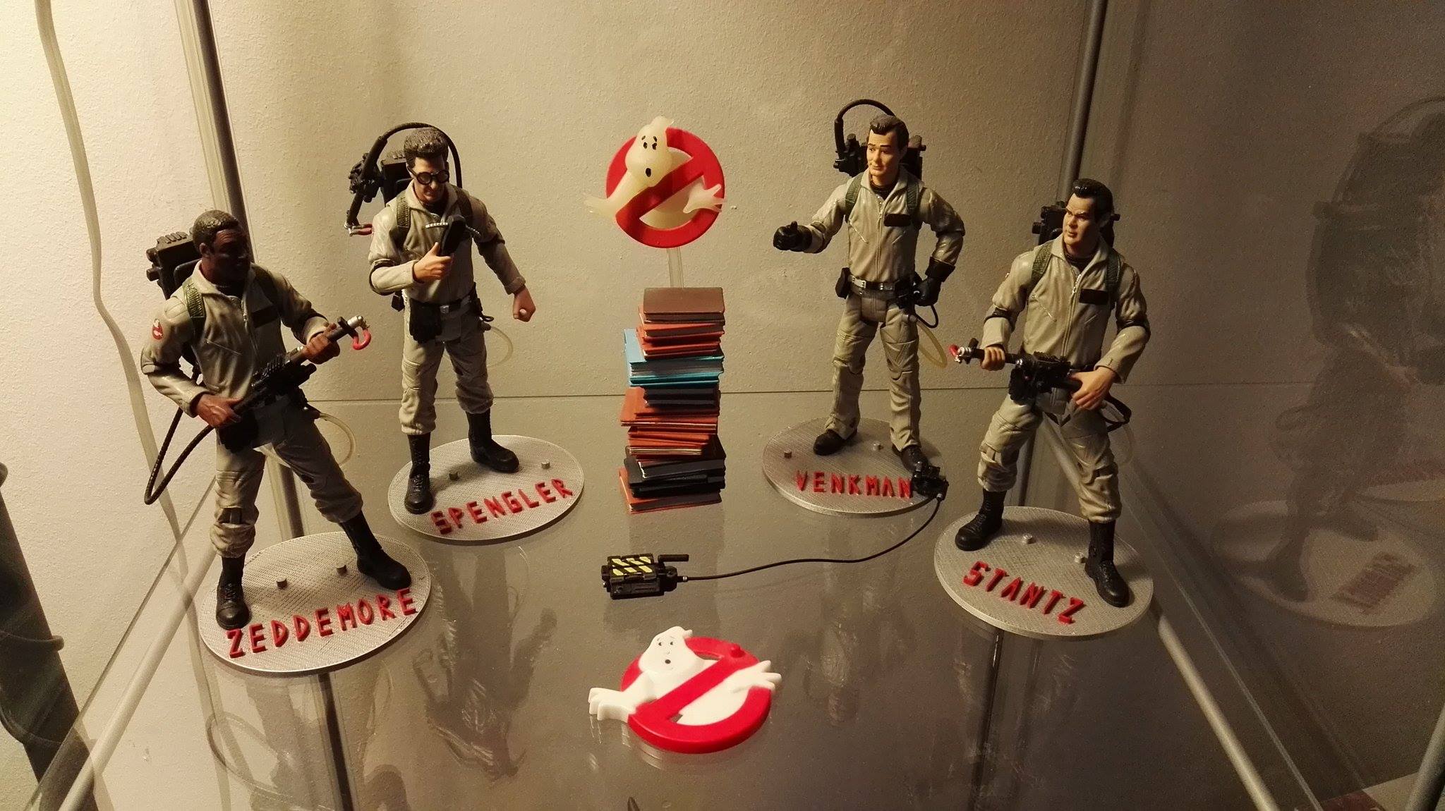 Ghostbusters Mattel 6-inch figure stands