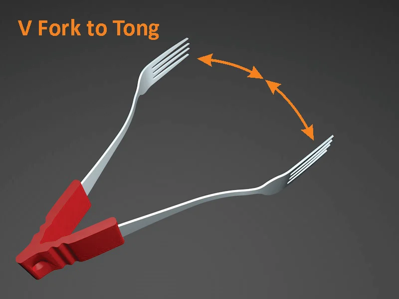 V Forks to Tongs