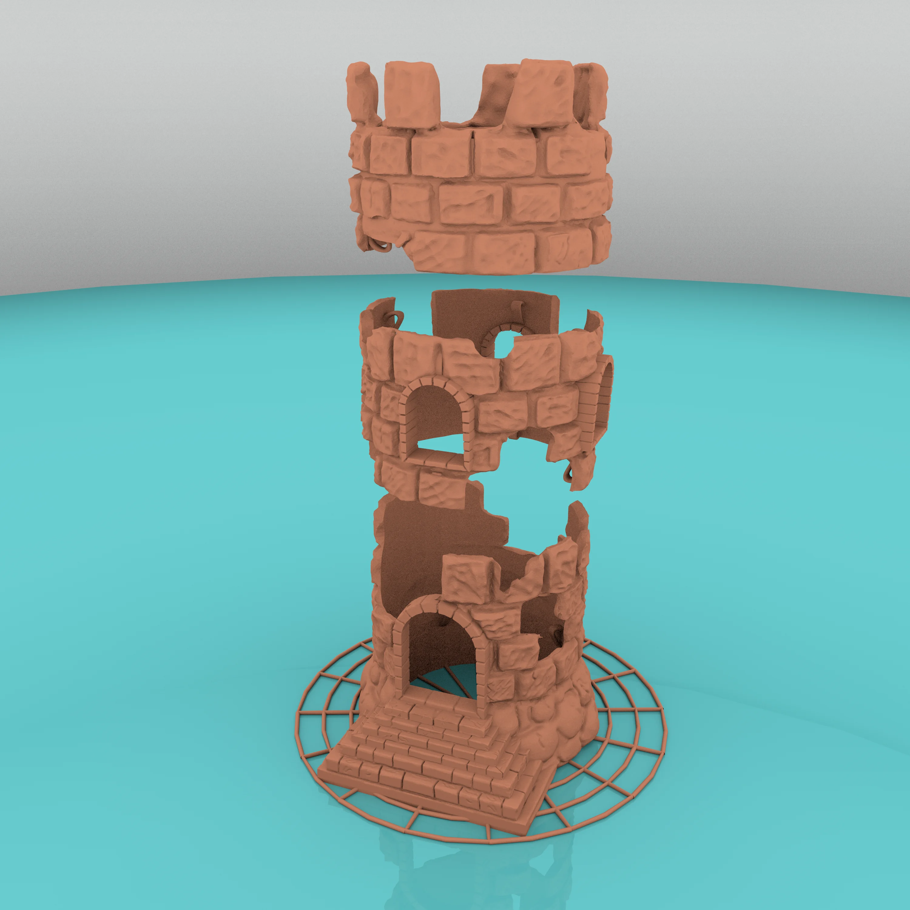 Floating Castle for Aquarium