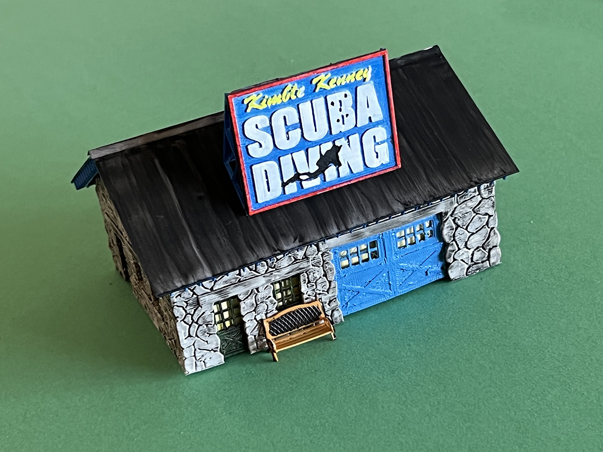SCUBA DIVE SHOP HO SCALE