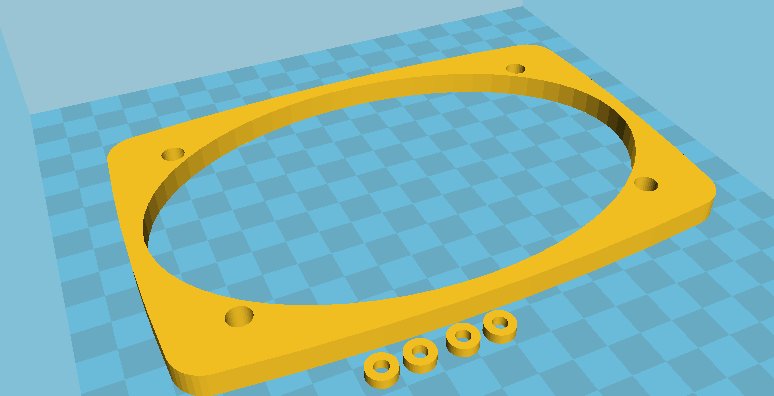 4X6 Speaker Cover Spacer for E28