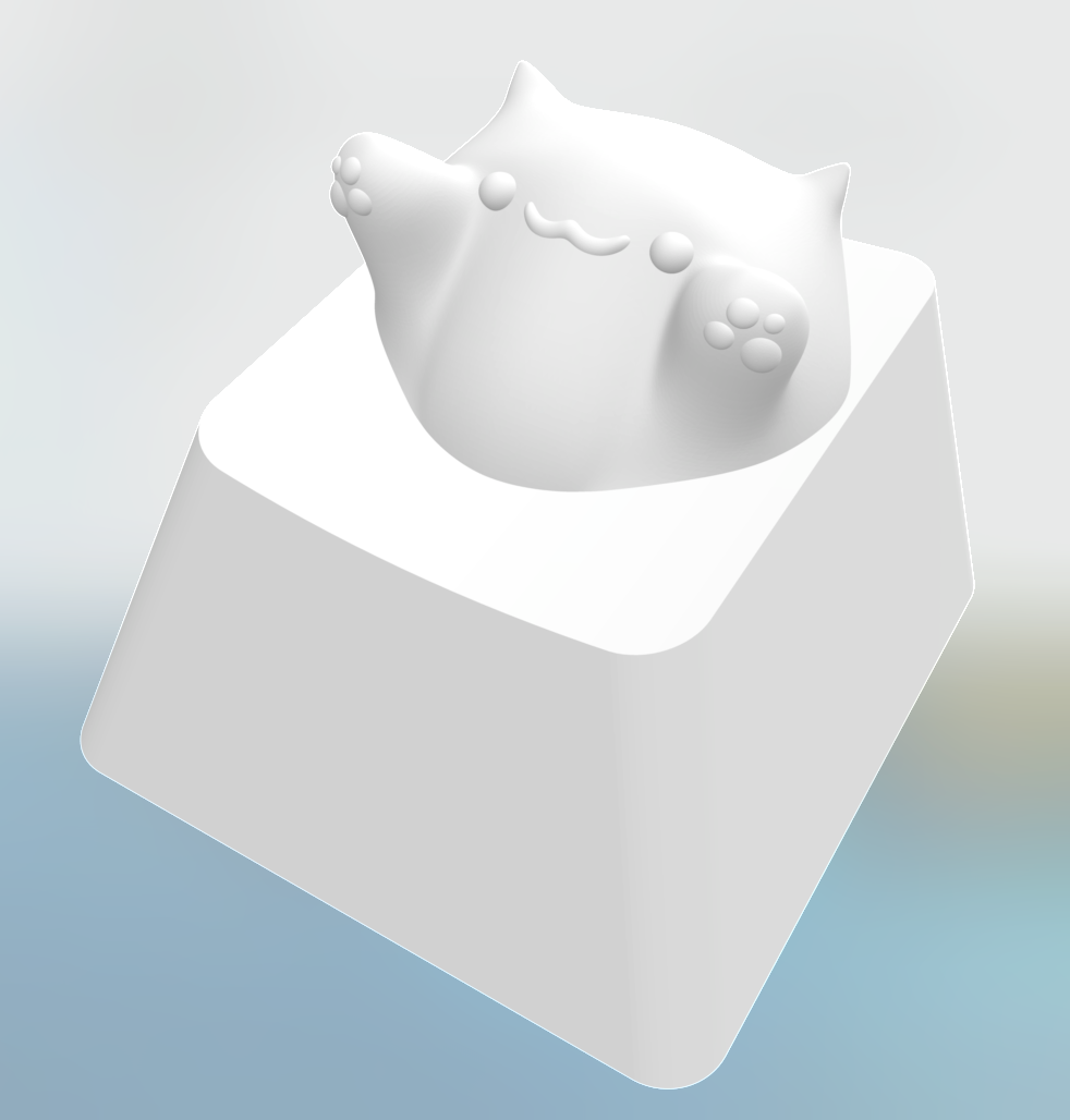 Bongo Cat Keycap Cherry MX R1