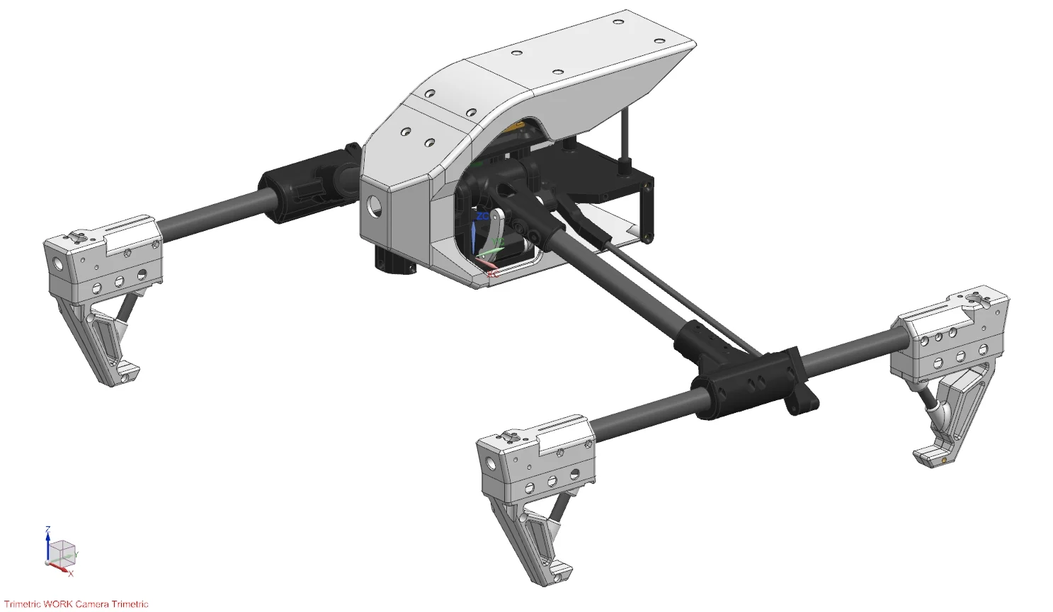 3D Printable DJI Inspire V1.5