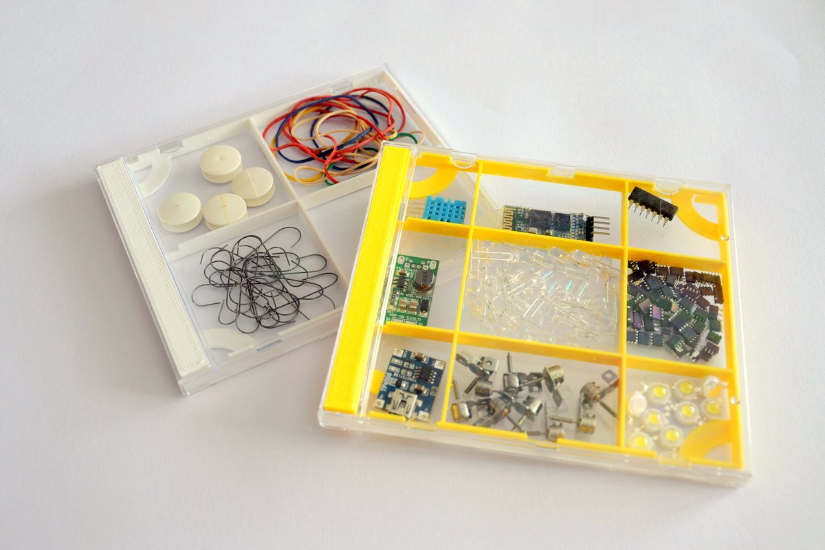 Customizable CD/DVD case organizer