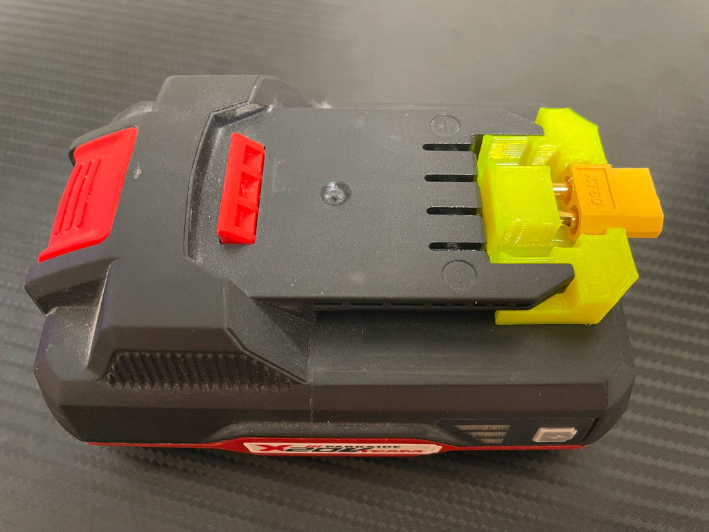 Parkside x20v battery adapter to XT60 connector