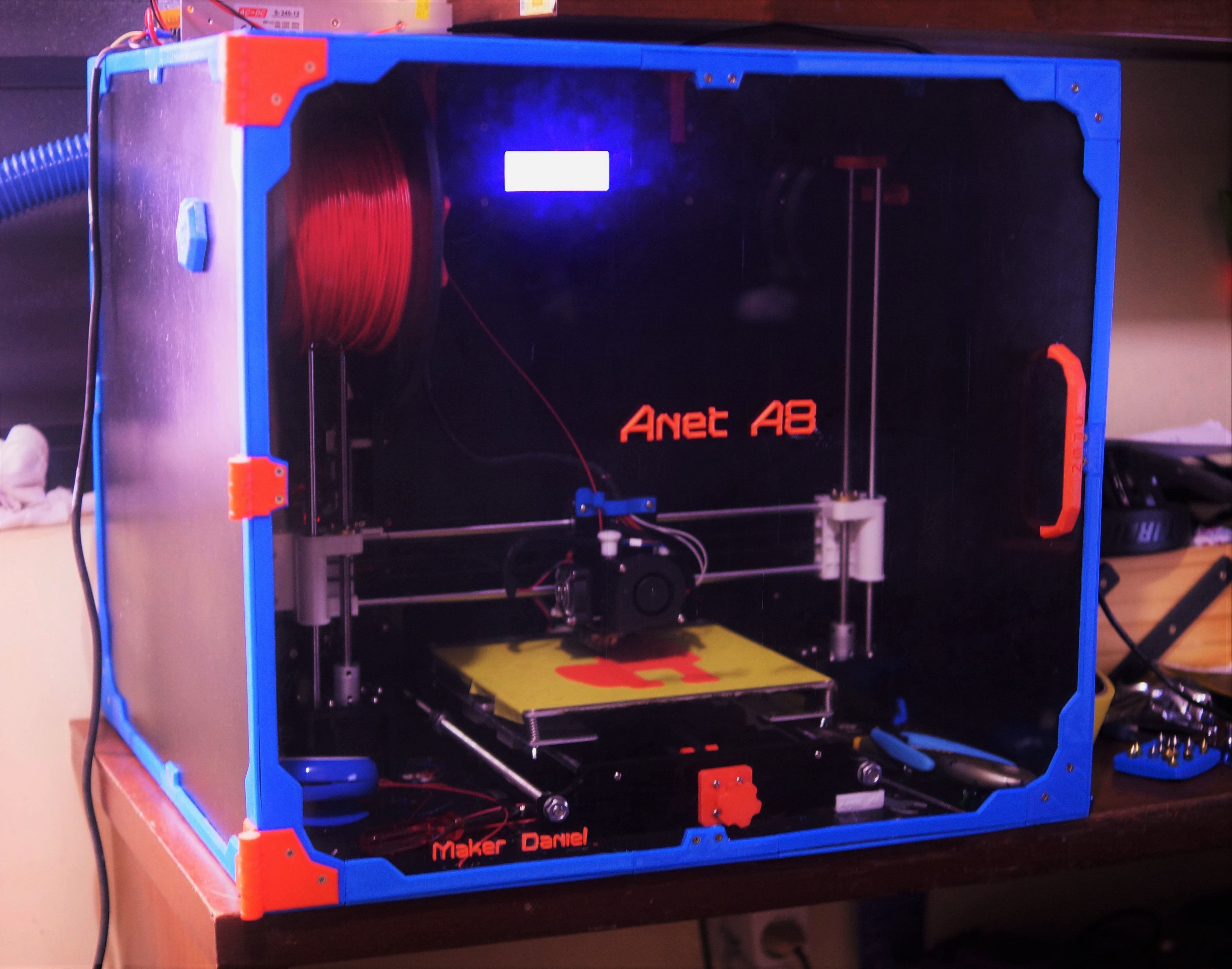 Enclosure For your Printer with Exhaust system, Magnet Door, Complete Work