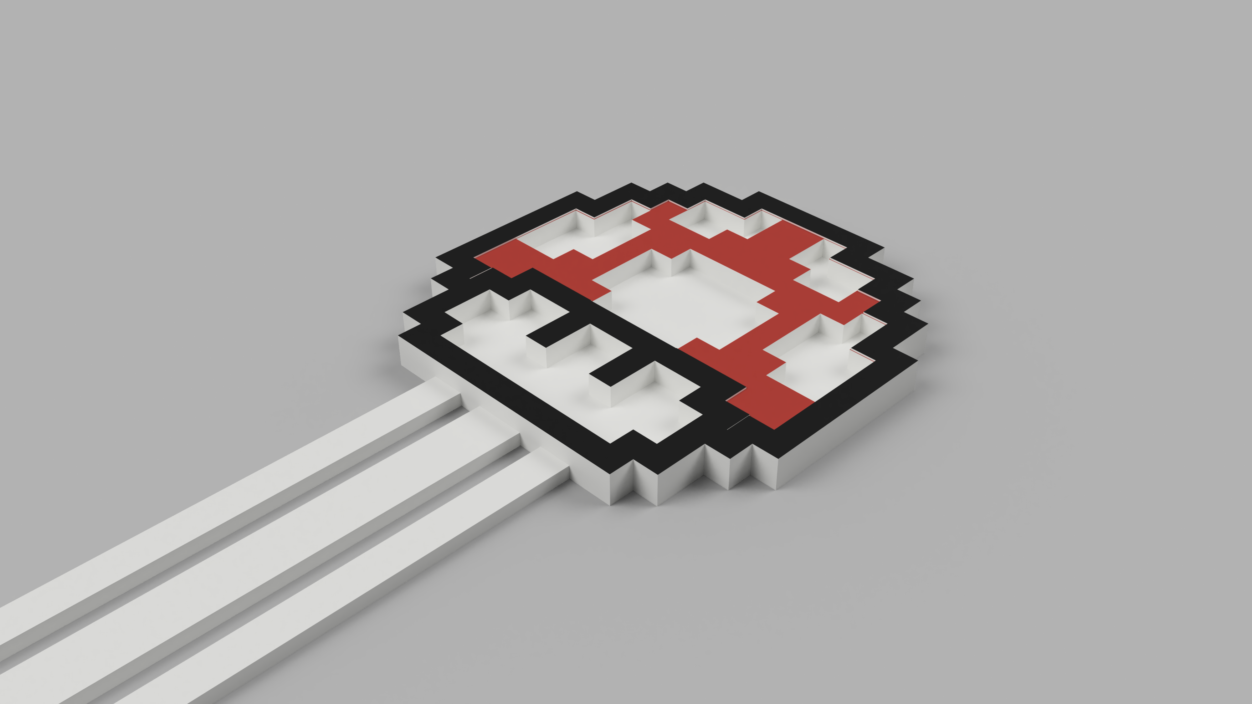 8-Bit Super Mario Mushroom Bookmark