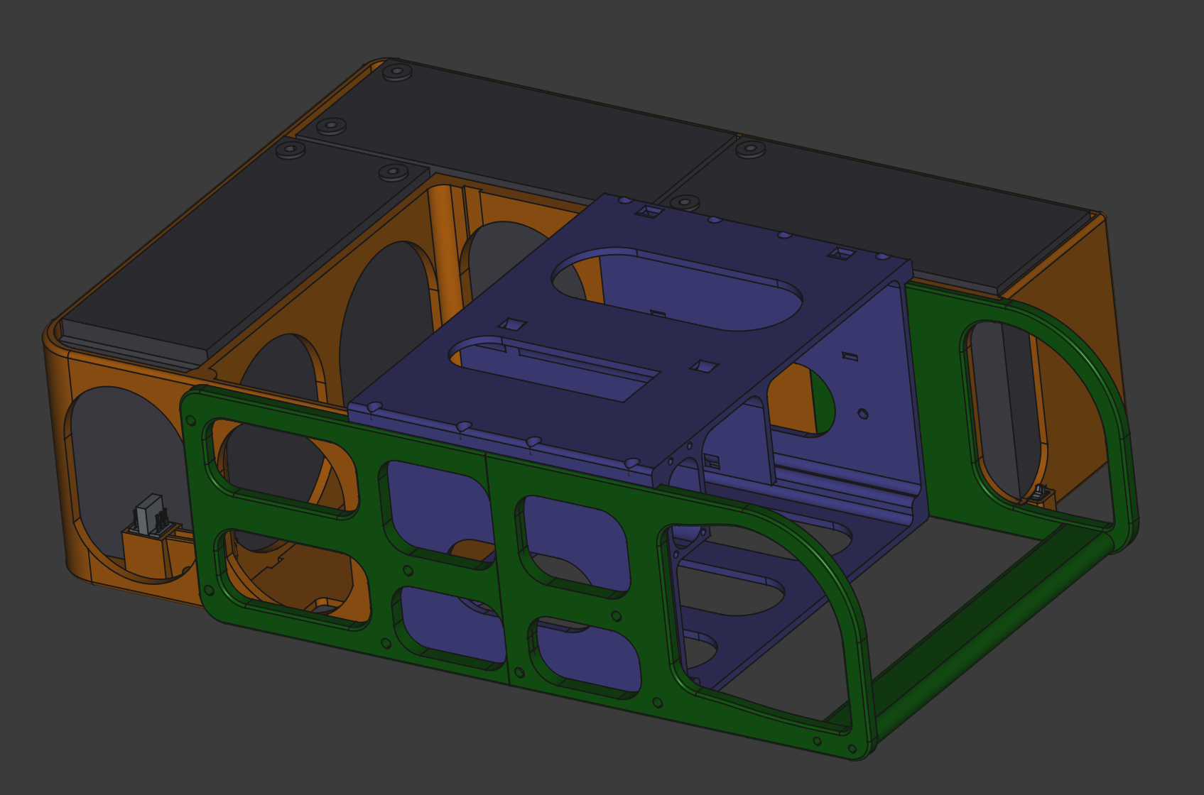 FT-857 and FT-891 frame battery tray add-on