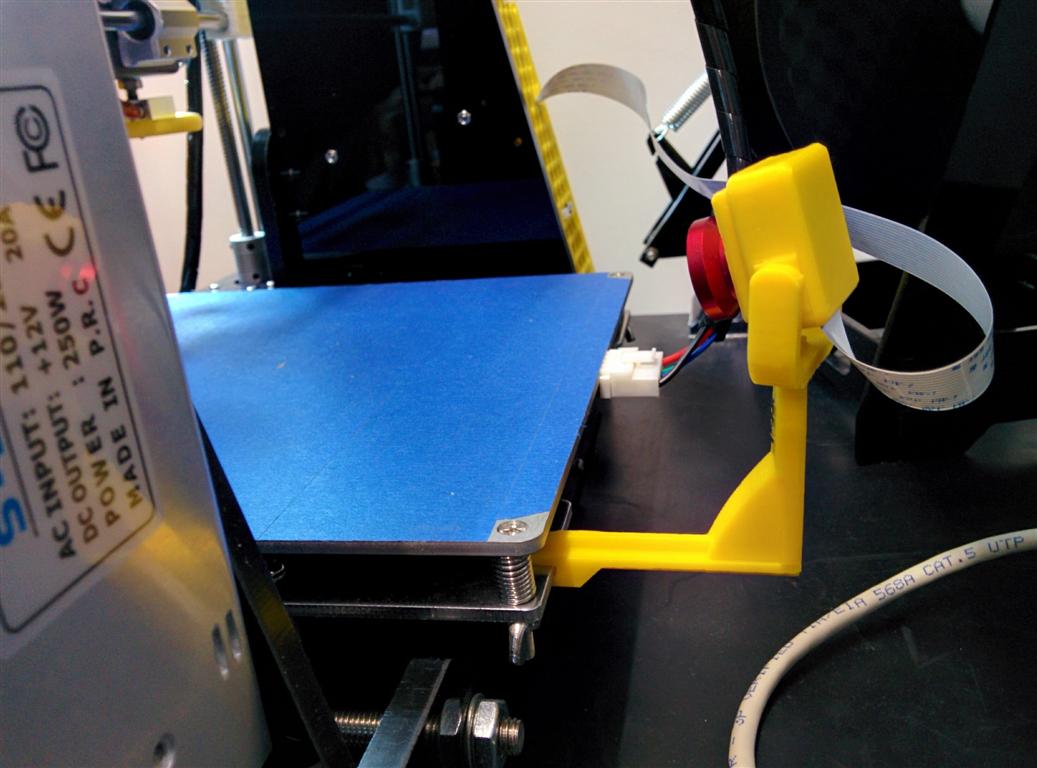 Anet A8 Rpi camera Bed mount