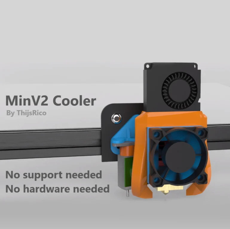 MinV2 Ender 3 fan mount