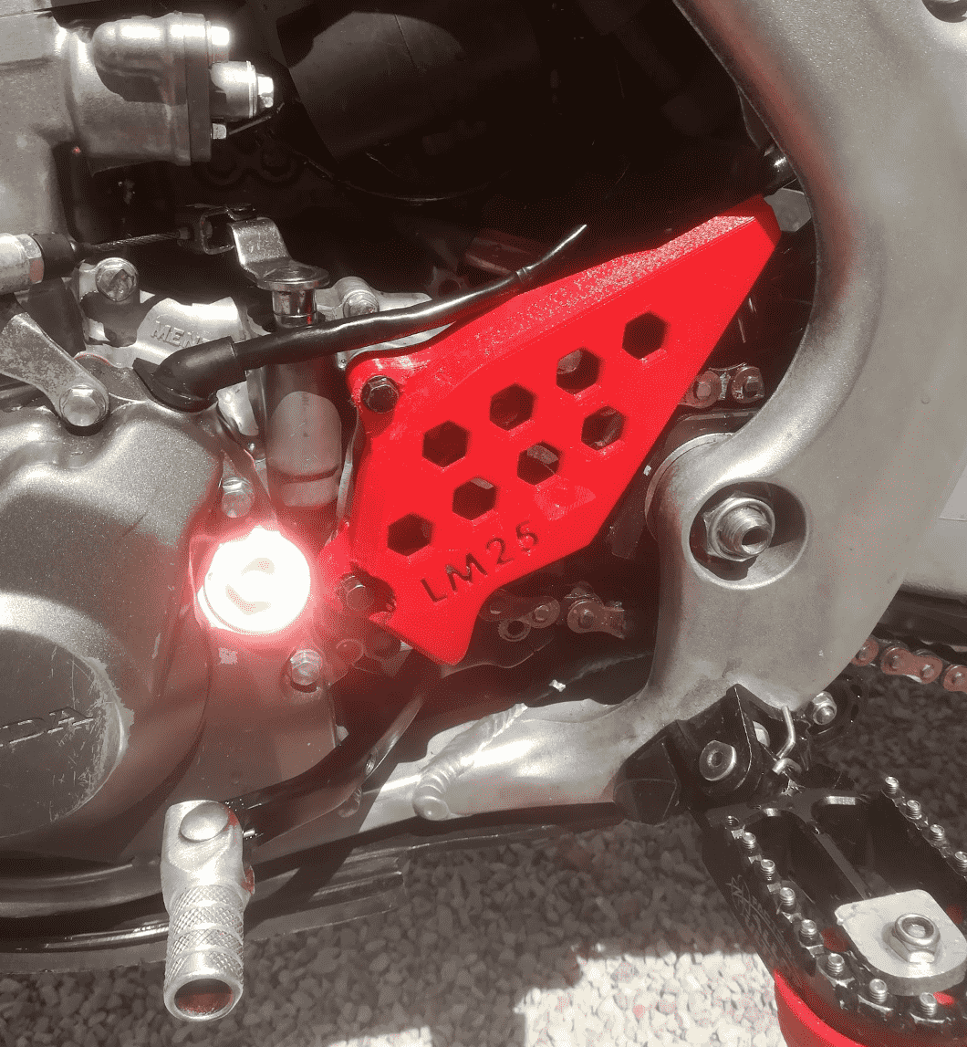 honda 450 crf -  sprocket cover - carter, cache de pignon