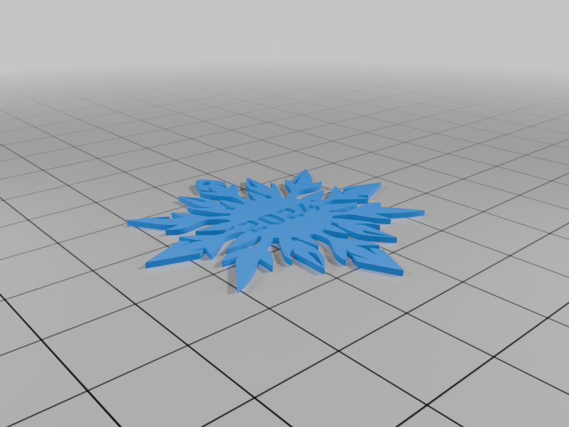 Elegant 2024 Snowflake Ornament