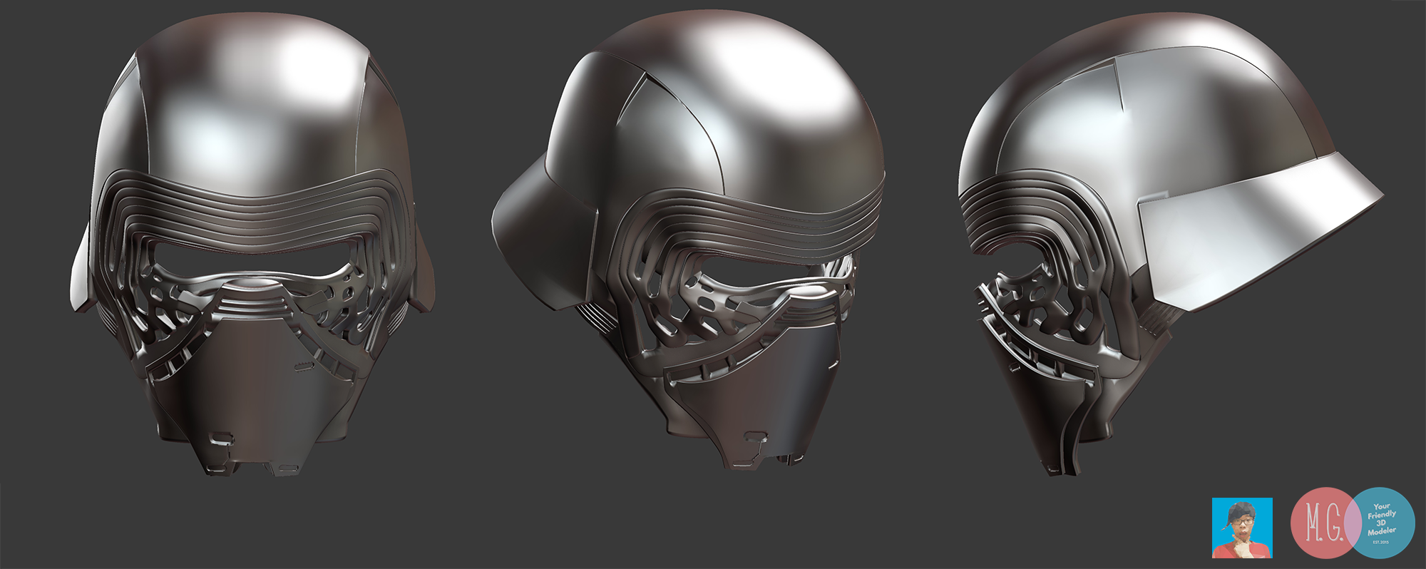 Kylo Ren Helmet (not finished)