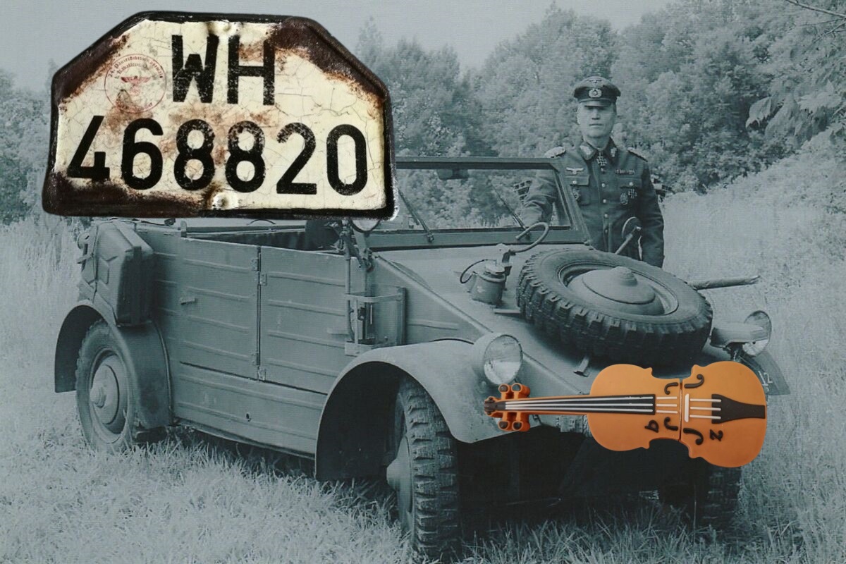 WEHRMACHT Kennzeichen Modelbahn