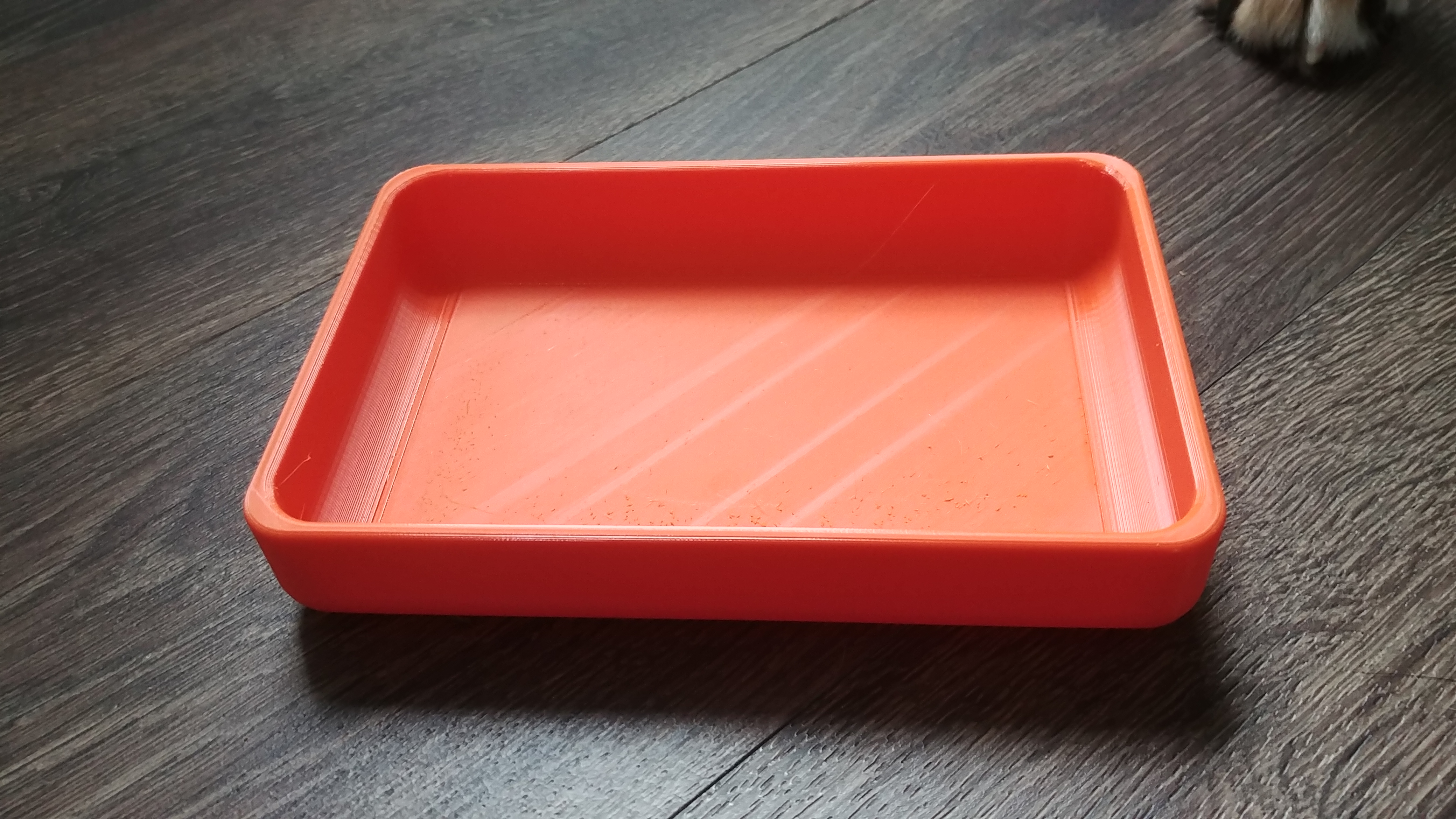 Magnetic parts tray (embedded 10 x 3 mm magnets)