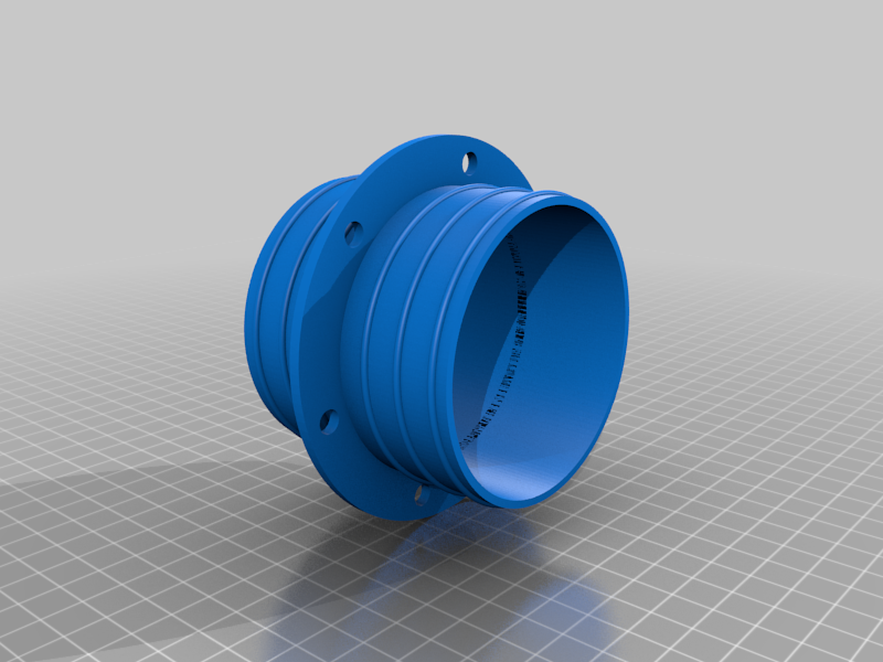 75mm Duct Bulkhead Flange