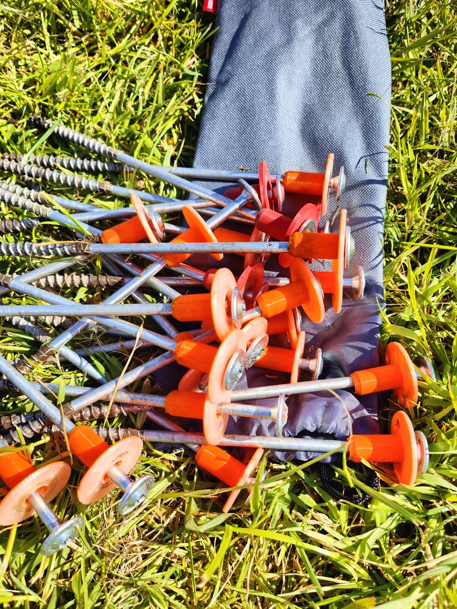 Zelthering Unterlergscheibe - Tent Peg washer