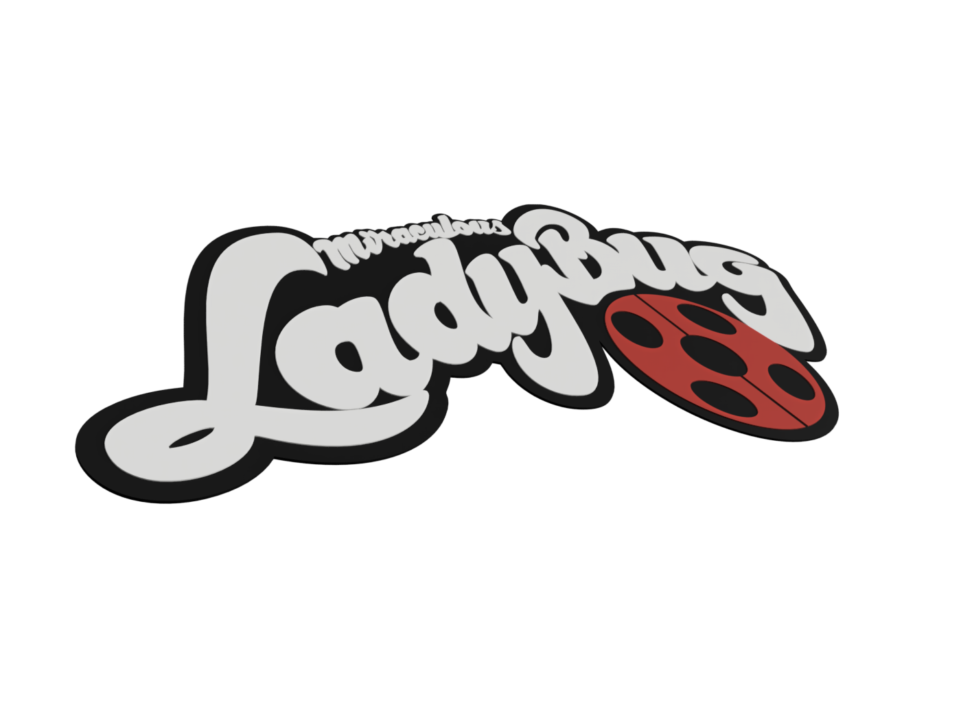 Miraculous Lady Bug plate