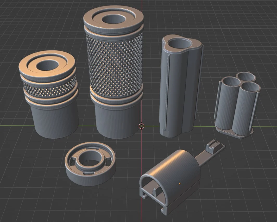 Sledgefire parts set for using with a Worker barrel