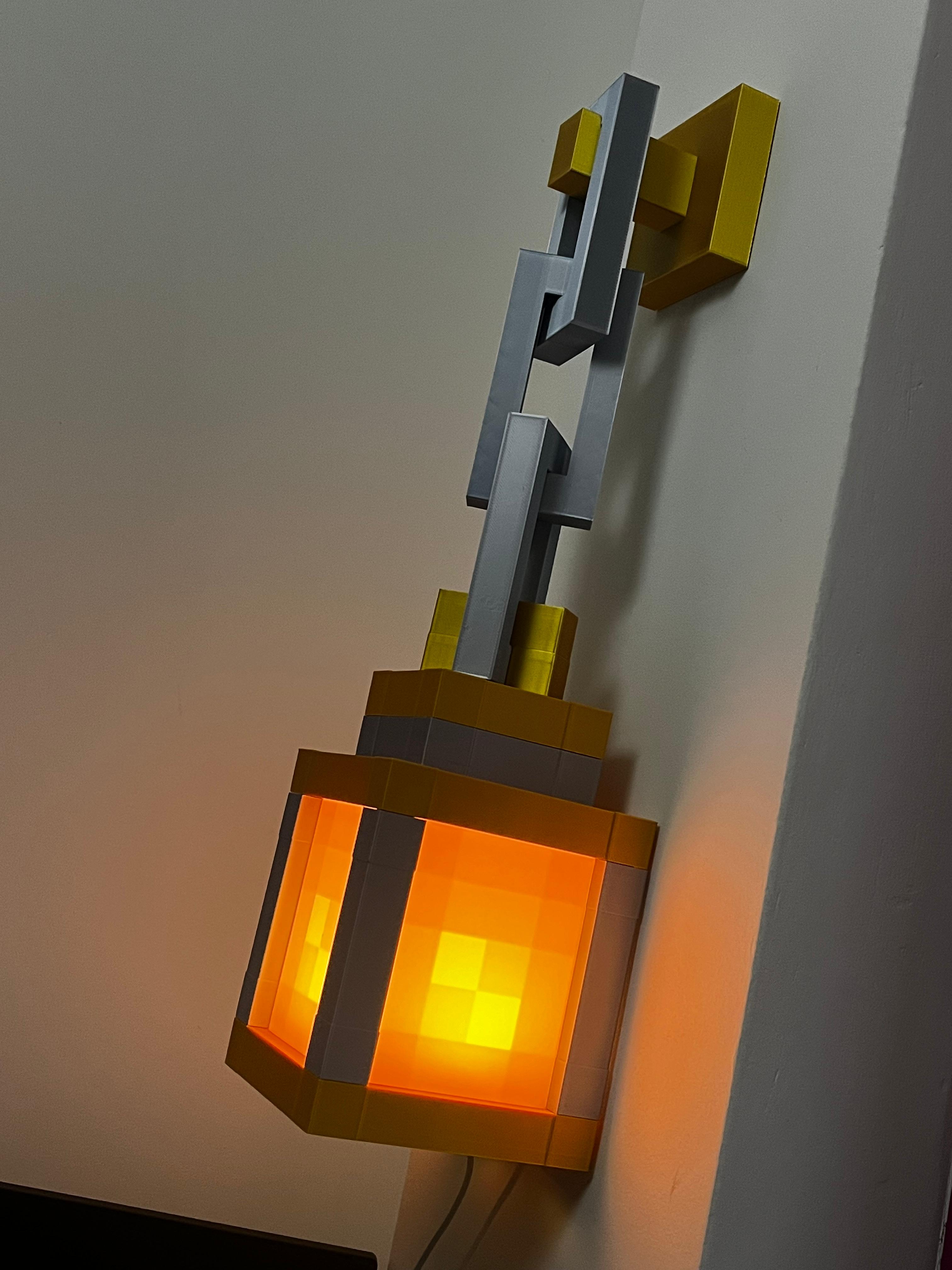 Minecraft Lamp Wall Mount