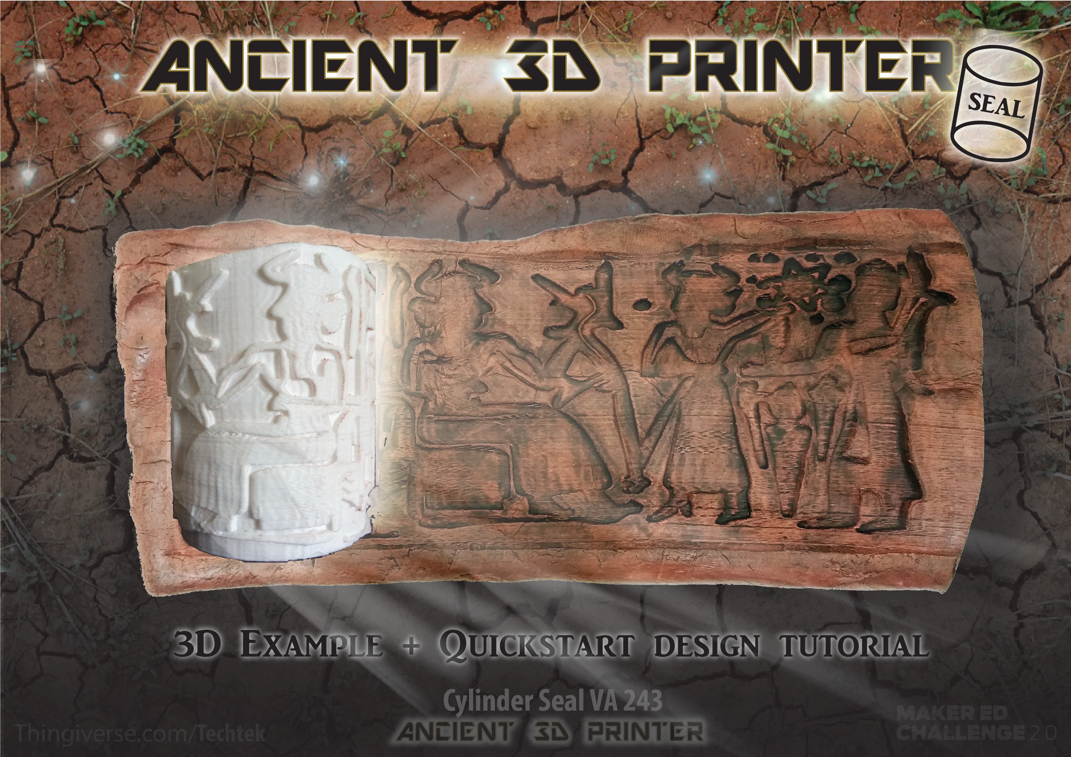 Ancient "3d printing" Technique (Cylinder Seal VA-243)