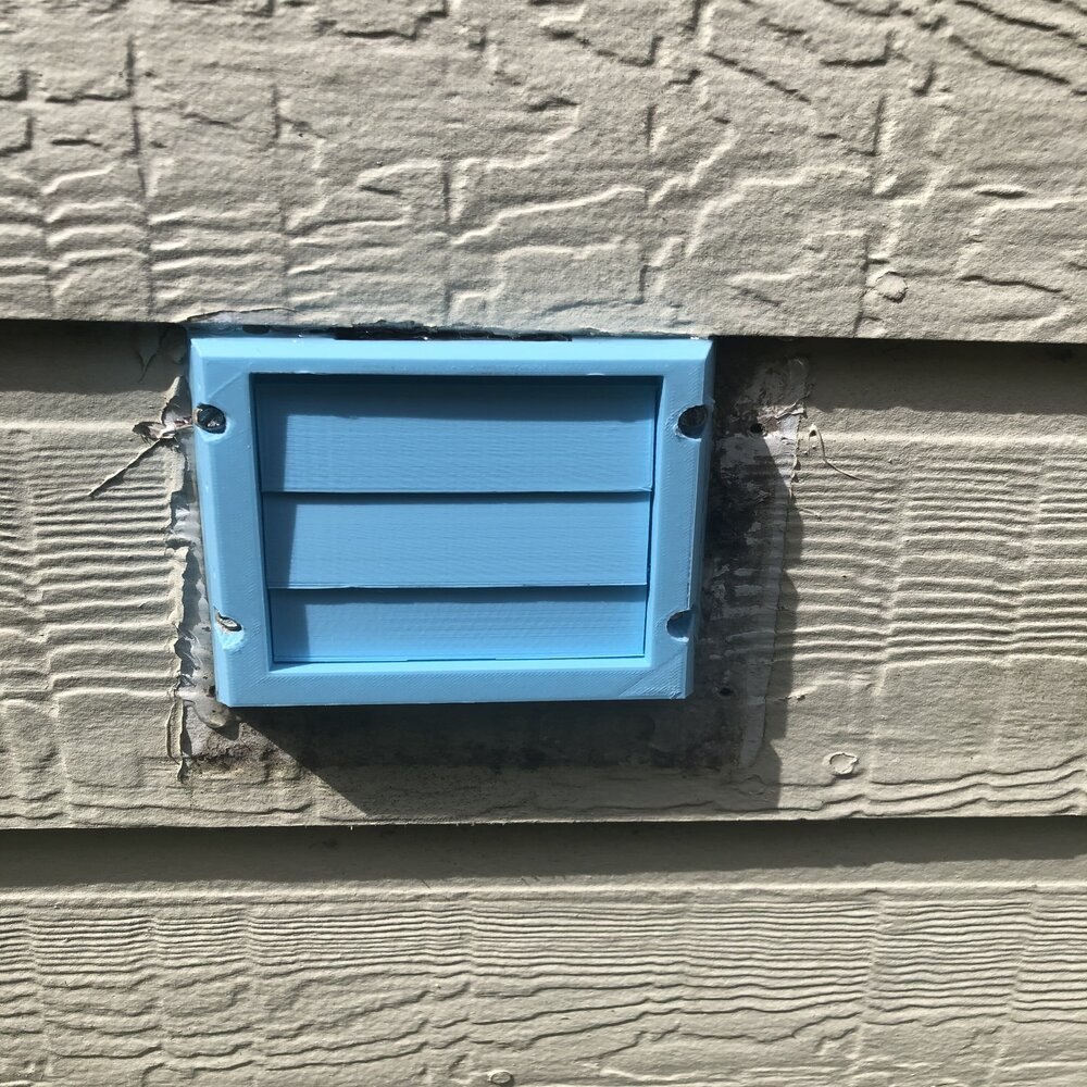 Dryer Vent Gap  4inch with Flaps