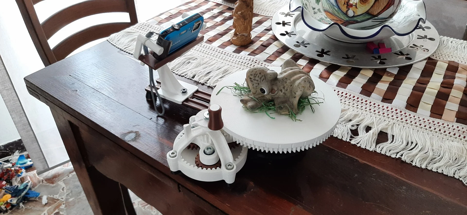 Tavola rotante per fotogrammetria (turntable for photogrammetry) Meshroom