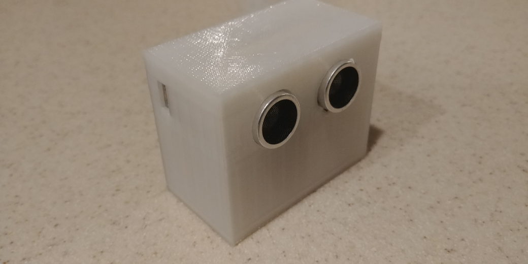 Lolin32, Ultrasonic Sensor, & Battery Case