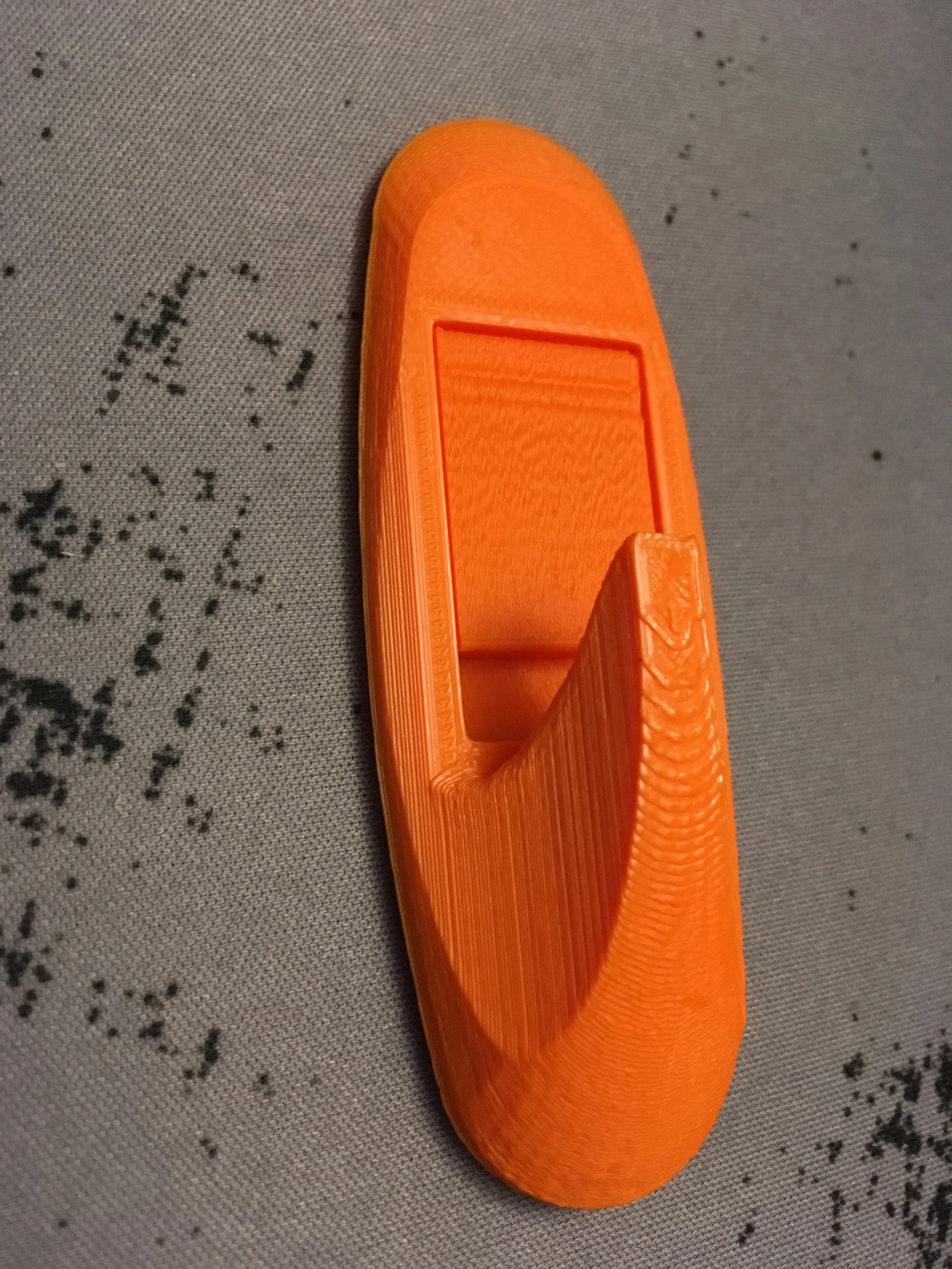 3M hook: snap on  invisible strip
